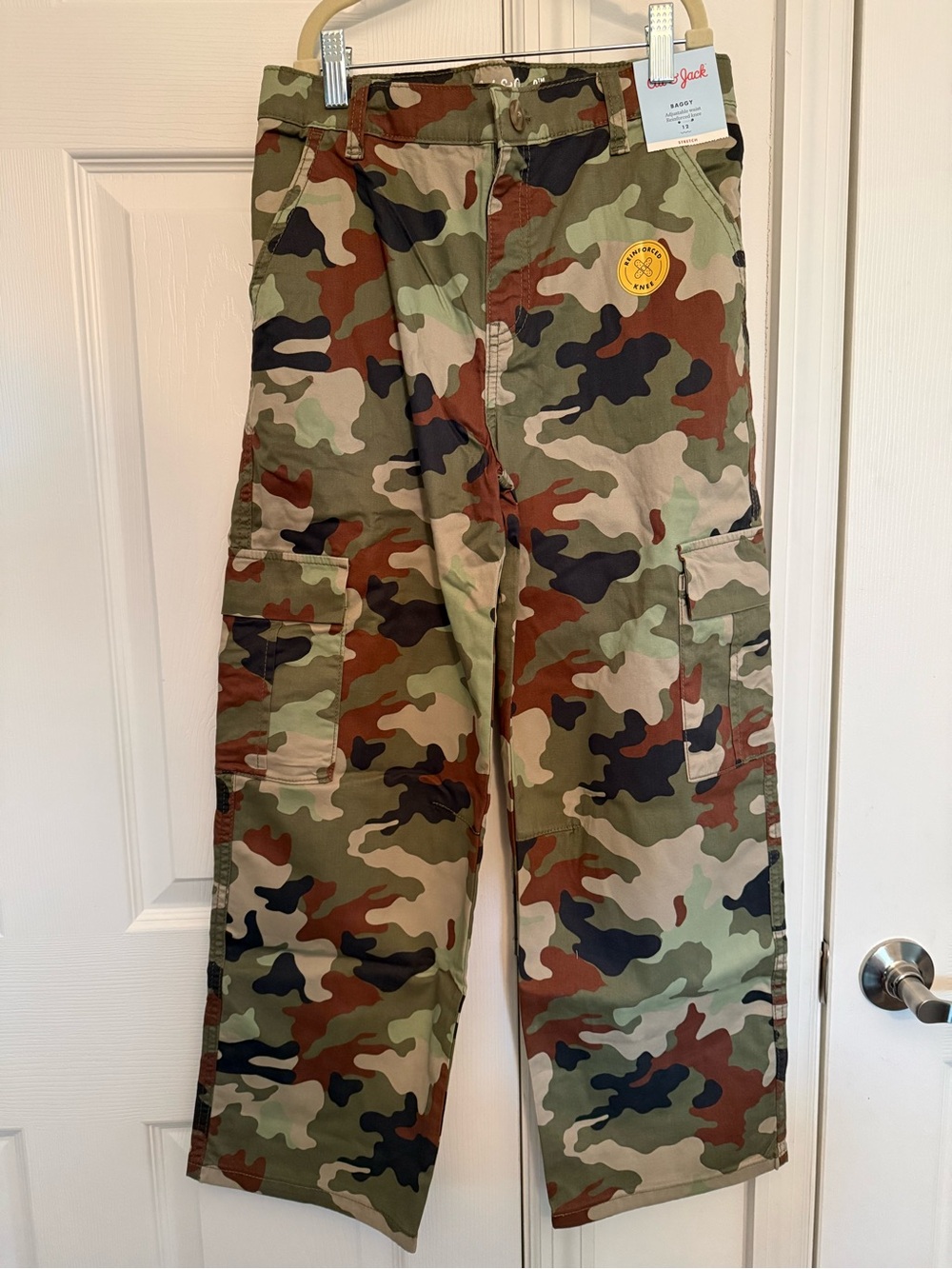 Cat & Jack Camo Cargo Pants - Green, Brown, Black